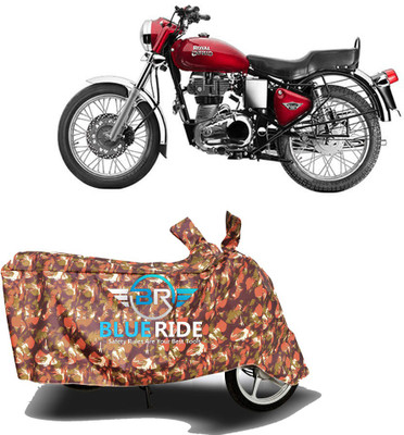 BLOERIDE Two Wheeler Cover for Royal Enfield(Bullet 350 Twinspark, Red)