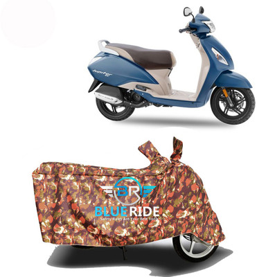 BLORIDE Two Wheeler Cover for TVS(Jupiter, Red)