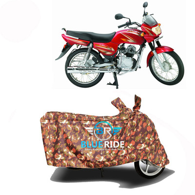 BLOERIDE Two Wheeler Cover for LML(CRD, Red)