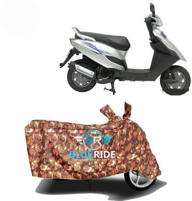 BLOERIDE Two Wheeler Cover for Bajaj(Kristal, Red)