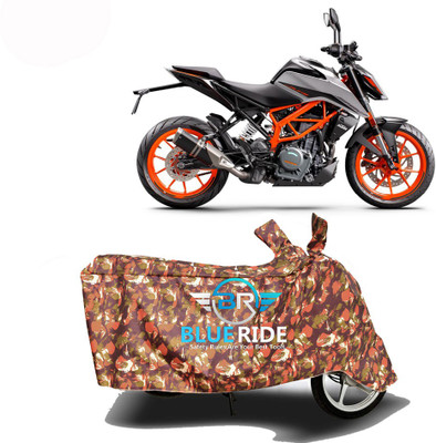 BLORIDE Two Wheeler Cover for KTM(Duke 390 ABS, Red)