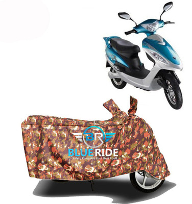 BLORIDE Two Wheeler Cover for BSA Motors(Diva, Red)