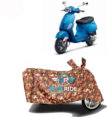 BLOERIDE Two Wheeler Cover for Vespa(Vespa SXL, Red)