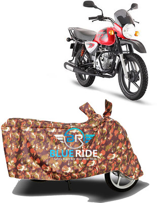 BLOERIDE Two Wheeler Cover for Bajaj(Boxer, Red)