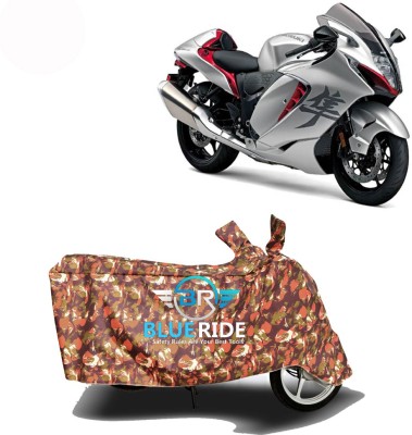 BLOERIDE Two Wheeler Cover for Suzuki(Hayabusa, Red)