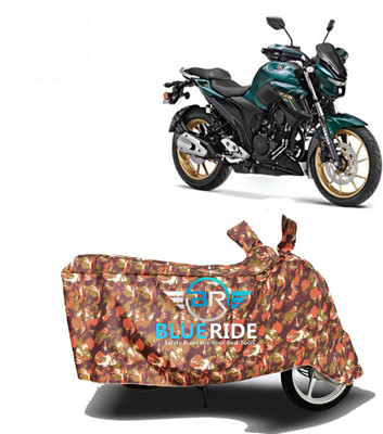 BLOERIDE Two Wheeler Cover for Yamaha(FZ25, Red)