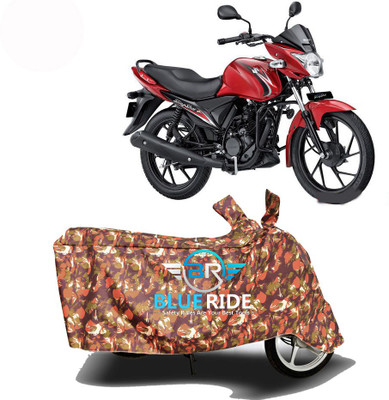 BLORIDE Two Wheeler Cover for Suzuki(Sling Shot, Red)
