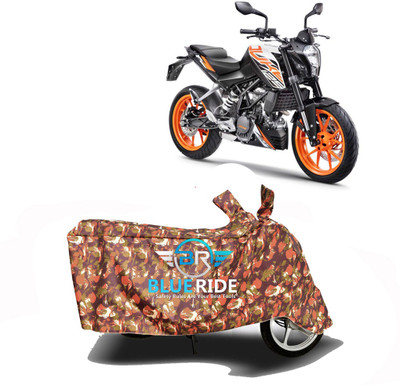 BLOERIDE Two Wheeler Cover for KTM(125 Duke, Red)