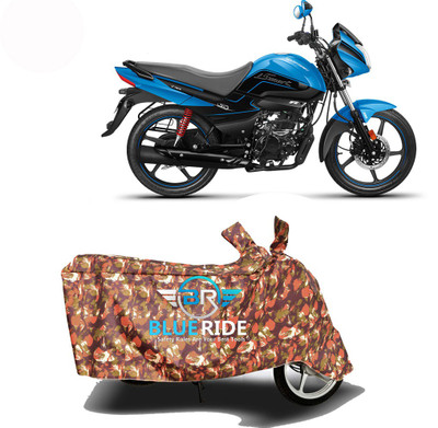 BLOERIDE Two Wheeler Cover for Hero(MotoCorp Splendor iSmart, Red)