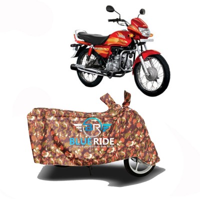 BLORIDE Two Wheeler Cover for Hero(CD deluxe, Multicolor)