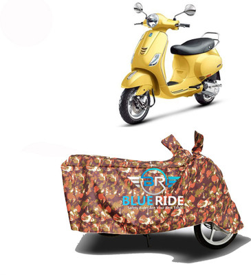 BLOERIDE Two Wheeler Cover for Vespa(Vespa VXL, Red)