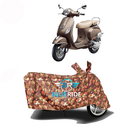 BLORIDE Two Wheeler Cover for Vespa(Vespa, Red)