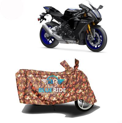 BLOERIDE Two Wheeler Cover for Yamaha(YZF R1M, Red)