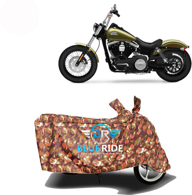 BLORIDE Two Wheeler Cover for Harley Davidson(Street Bob, Red)