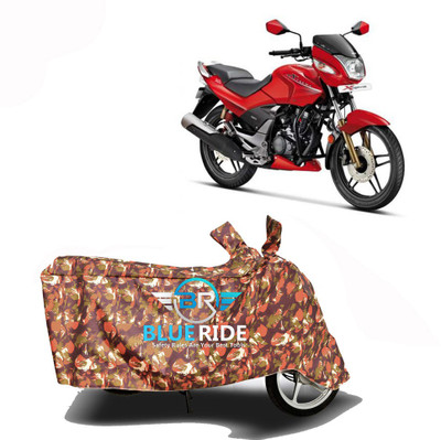 BLOERIDE Two Wheeler Cover for Hero(CBZ TYPE 1, Red)