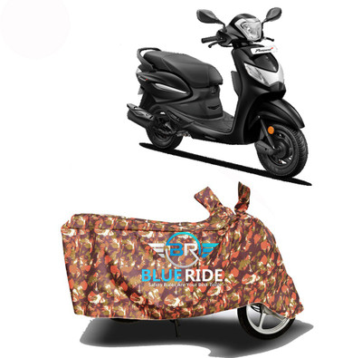 BLOERIDE Two Wheeler Cover for Hero(MotoCorp Pleasure Plus, Red)