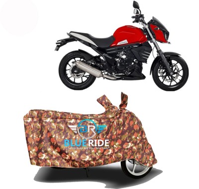 BLOERIDE Two Wheeler Cover for Mahindra(Mojo UT 300, Red)