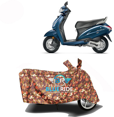 BLORIDE Two Wheeler Cover for Honda(Activa 4G, Red)
