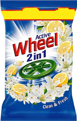 Wheel Active 2 in 1 Blue Detergent Powder(1 kg)