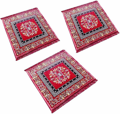 HARI SHANKAR TRADING COMPANY POOJA AASAN Altar Cloth(Pack of 3) deal from flipkart