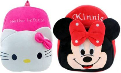 AMANVANI BM-Hello Kitty With Red minnie_pk_p2 12 L Backpack(Multicolor)