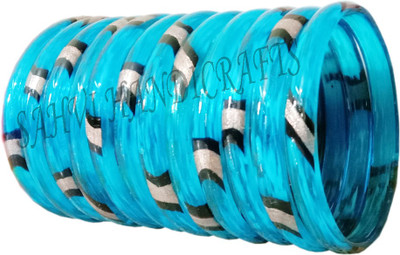 Sahvi handicrafts Glass Bangle Set(Pack of 12)