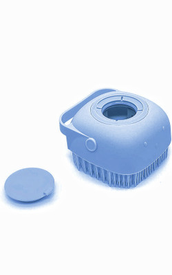 TEDRED silicon bath body brush with shampoo dispenser multicolor