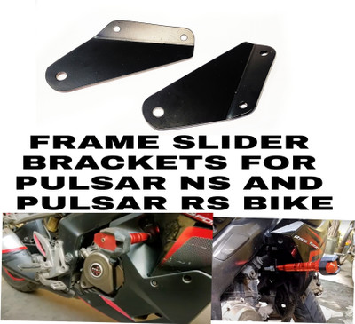 imad FRAME SLIDER BRACKETS NS/RS HEAVY METAL Bike Crash Guard(Bajaj)