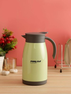 Pinnacle Thermo by Pinnacle Papilion Carafe 1000ml Green, Hot and Cold, 8 cups of Tea, Coffee 1000 ml Flask(Pack of 1, Green, Black, Steel)