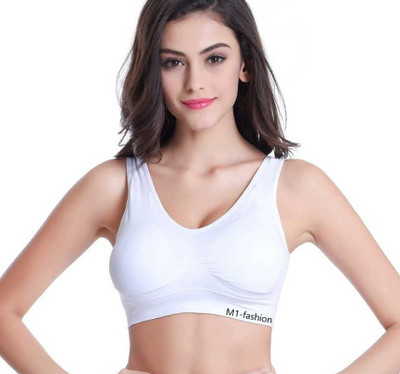 M1-fashion Women Push-up Lightly Padded Bra(White)