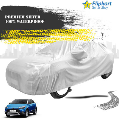 Flipkart SmartBuy Car Cover For Hyundai i20 Active (With Mirror Pockets)(Silver)