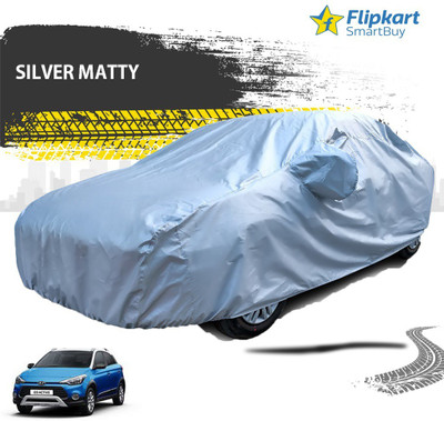 Flipkart SmartBuy Car Cover For Hyundai i20 Active (With Mirror Pockets)(Silver)