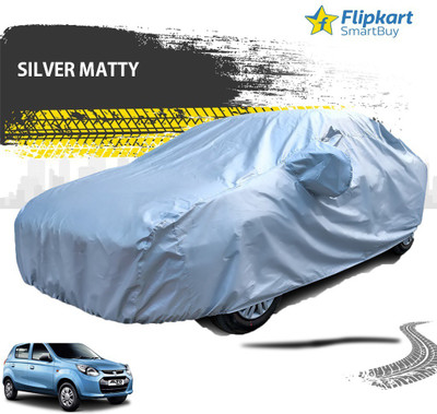 Flipkart SmartBuy Car Cover For Maruti Suzuki 800 (With Mirror Pockets)(Silver)