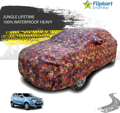 Flipkart SmartBuy Car Cover For Maruti Suzuki 800 (With Mirror Pockets)(Multicolor)