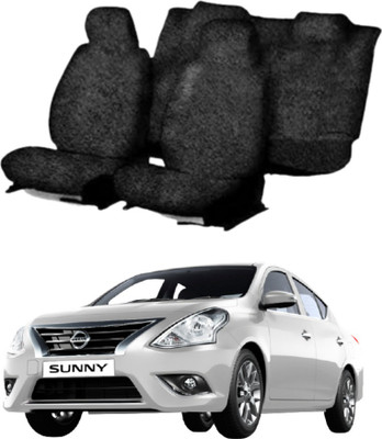 Chiefride Cotton Car Seat Cover For Nissan Sunny(5 Seater, 2 Back Seat Head Rests)