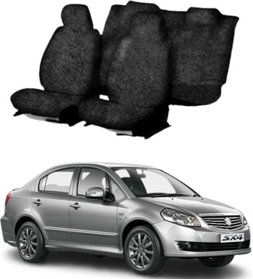Chiefride Cotton Car Seat Cover For Maruti SX4(All Detachable Headrest, 5 Seater, 2 Back Seat Head Rests)