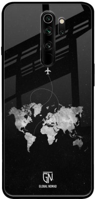 GLOBAL NOMAD Back Cover for Redmi Note 8 Pro(Black, Grip Case, Silicon, Pack of: 1)