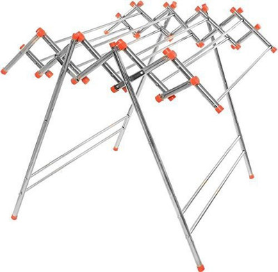 PARASNATH Steel Floor Cloth Dryer Stand -L Drying Stand - Steel Body (Rust and Corrosion Free)(4 Tier)