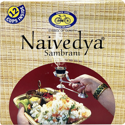 Cycle Naivedya Cup Sambrani for Daily Puja Guggul Dhoop(Pack of 12)