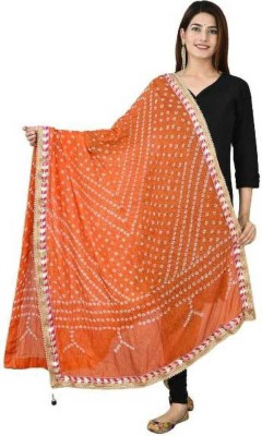 Nama Fashion Art Silk Polka Print Women Dupatta