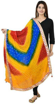 Nama Fashion Art Silk Polka Print Women Dupatta