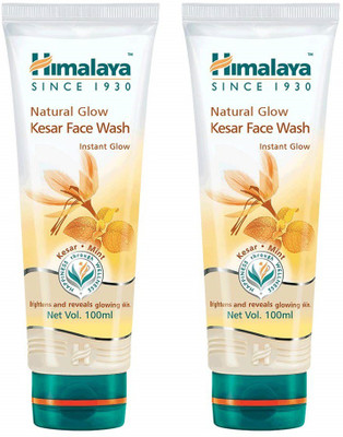 HIMALAYA Fairness Kesar  100 ml Pack Of 2 Face Wash(200 ml)