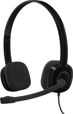 Logitech H-151 Wired Gaming Headset(Black, On the Ear)