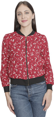 NUEVOSDAMAS 3/4th Sleeve Printed Women Jacket