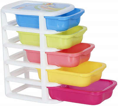 Flipkart SmartBuy 5 Compartments Plastic Utensil(Multicolor)