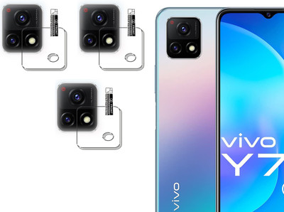 HIRDESH Back Camera Lens Glass Protector for VIVO Y72 5G(Pack of: 3)