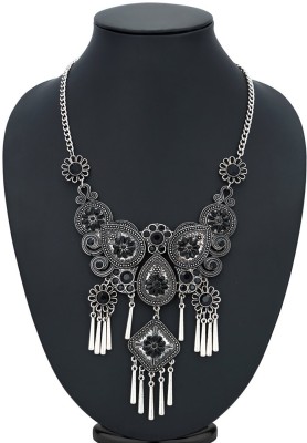 Sukkhi Sukkhi Traditional Oxidised Necklace For Women Rhodium Plated Alloy Necklace