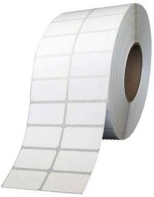 youtech 50 mm X 25 mm, (White) Direct Thermal Barcode Labels (DT), Set of 1 Roll, 4000 Labels In Roll, No Need Carbon Ribbon, Paper Label ,2’’up dt Paper Label(White)