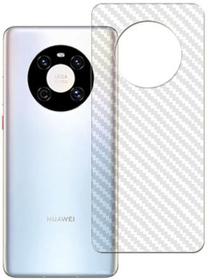 ARBAN HUAWEI MATE 40E Back Carbon Fiber Skin Tempered Glass Guard Mobile Skin(Transparent)
