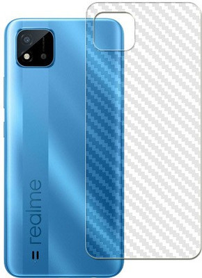 MUTAALI Back Screen Guard for REALME C20 Back Carbon Fiber Skin(Pack of 1)